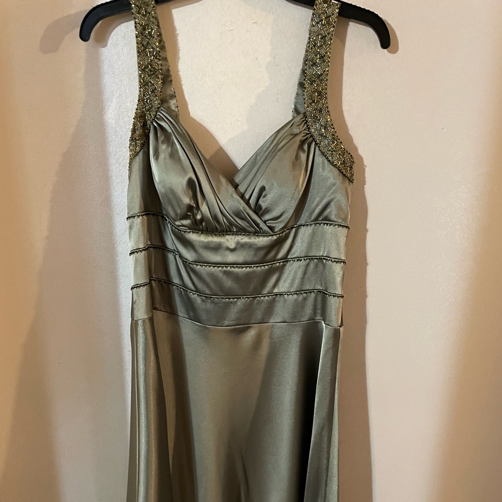 Brand new never worn satin dress